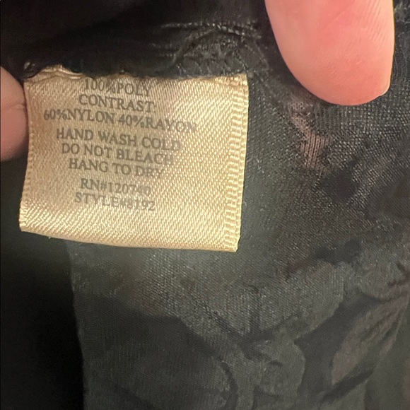 Mystree Black Sheer Blouse - Picture 9 of 9